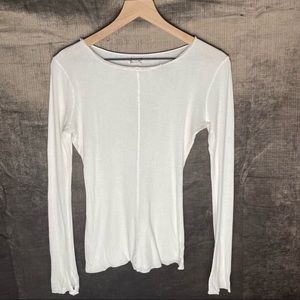 Intimately Free Peopl Long Sleeve White T Shirt S•P